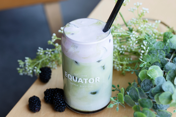 Blackberry Coconut Cold Foam Matcha