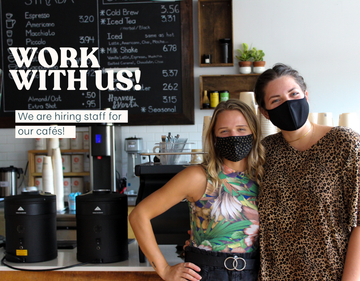 A couple of baristas at one of cafes.