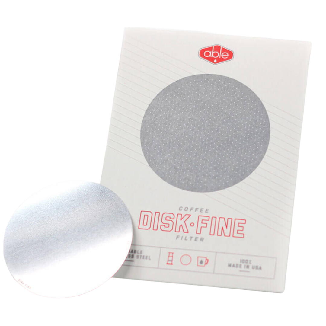 Stainless steel disk filter for the Aeropress by Able