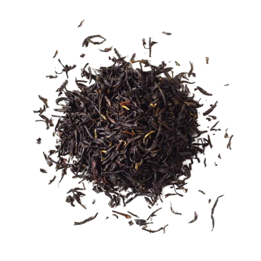 Scoop of Earl Grey loose leaf tea