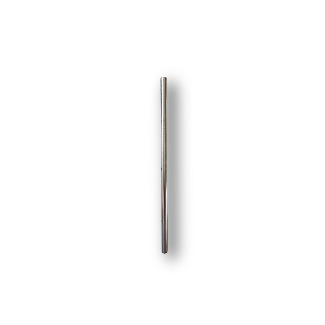 Silver MTL reusable metal straw.