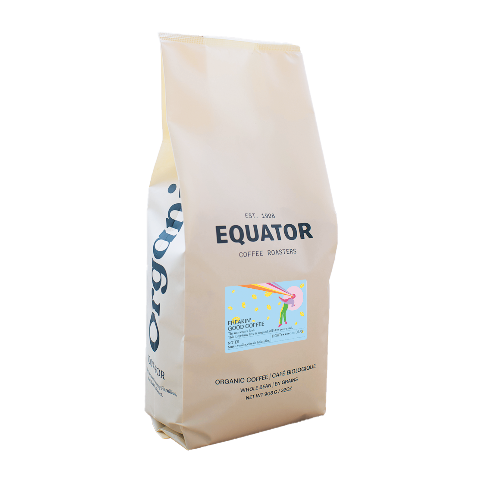 2lb bag of Freakin' Good Coffee from Equator Coffee Roasters