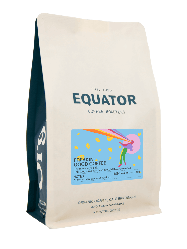 Freakin' Good Coffee in a 340g bag.
