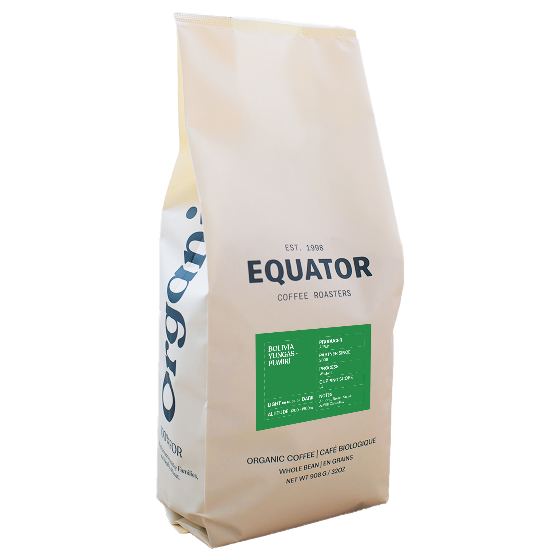 2lb bag of single origin coffee from Bolivia