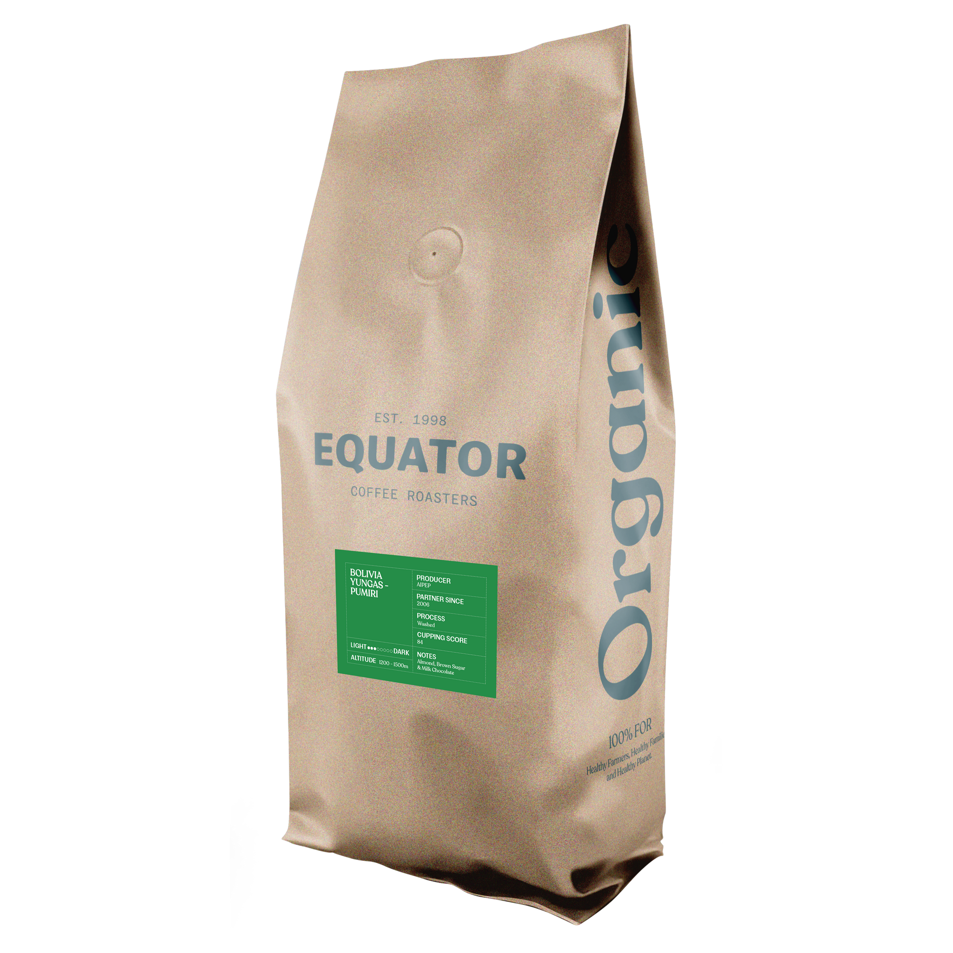 Equator Coffee Roasters 5lb bag of Bolivia Yungas-Pumiri single origin coffee