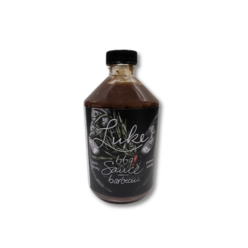 Bottle of Luke's BBQ Sauce