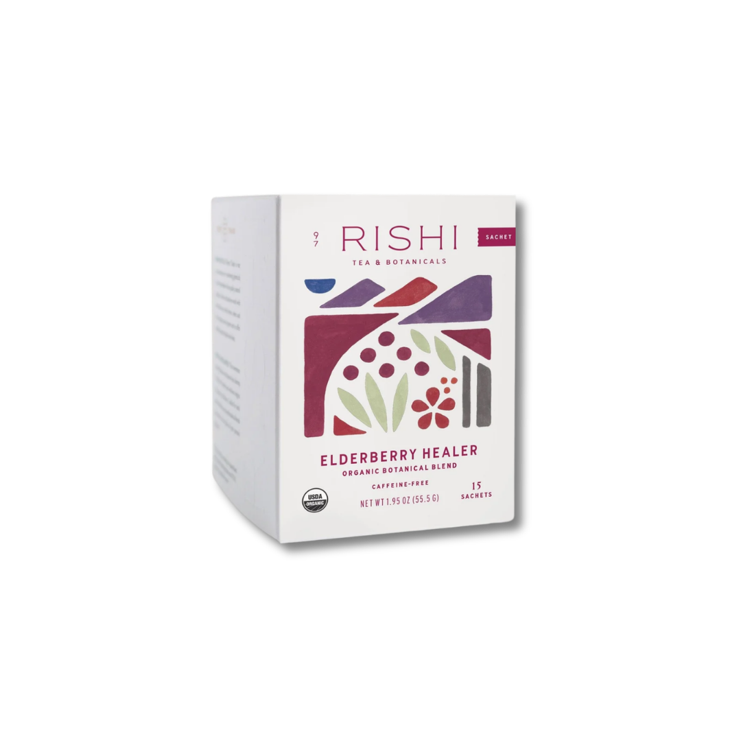 Rishi Tea Elderberry Healer box of tea