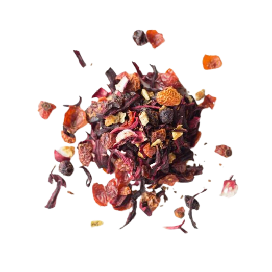 Scoop of Scarlet organic tea.