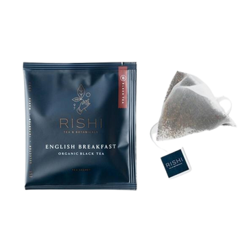 Package and tea bag of English Breakfast tea