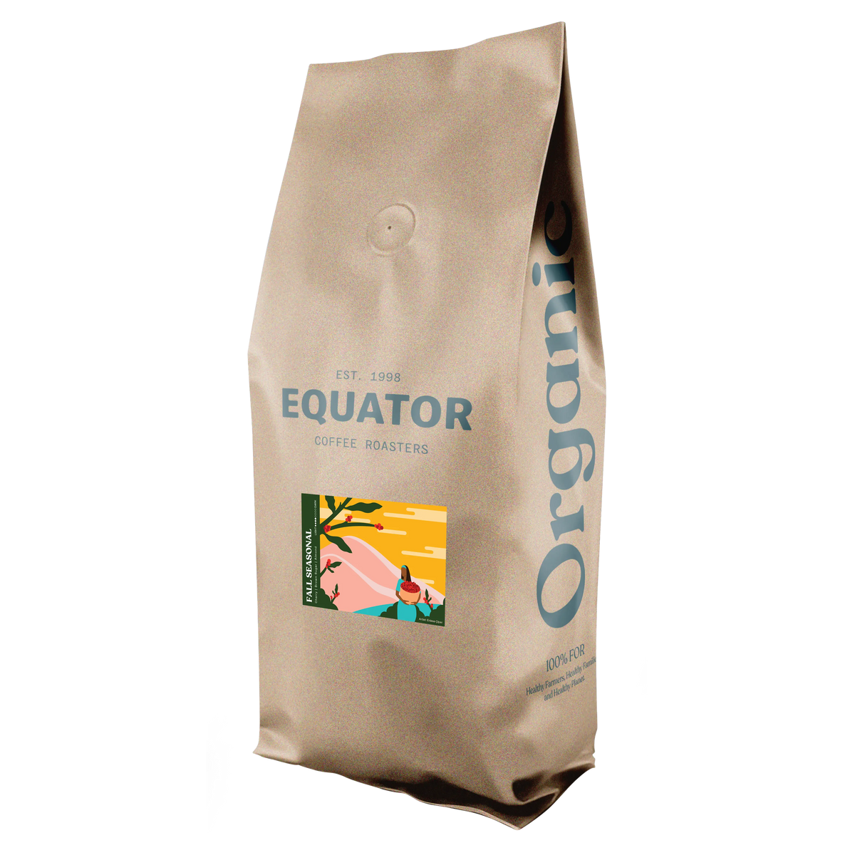 5lb bag of Fall Seasonal Coffee.