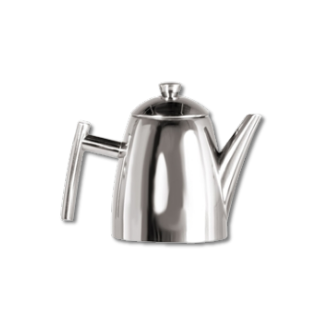 Frieling stainless steel mirrored finish 14oz teapot.