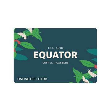 Carte-cadeau pour boutique en ligne Equator