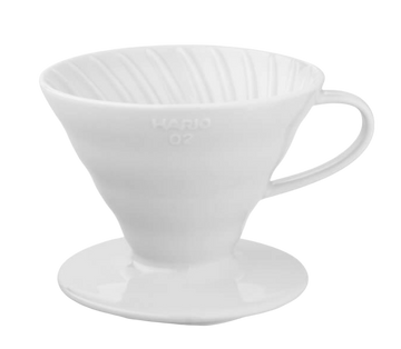 Hario V60 White Ceramic Coffee Dripper