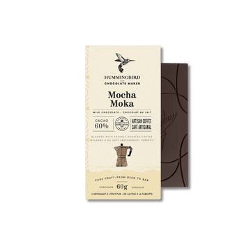 Hummingbird Mocha chocolate bar.