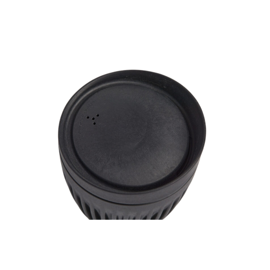 Black lid for the Huskee reusable cup.