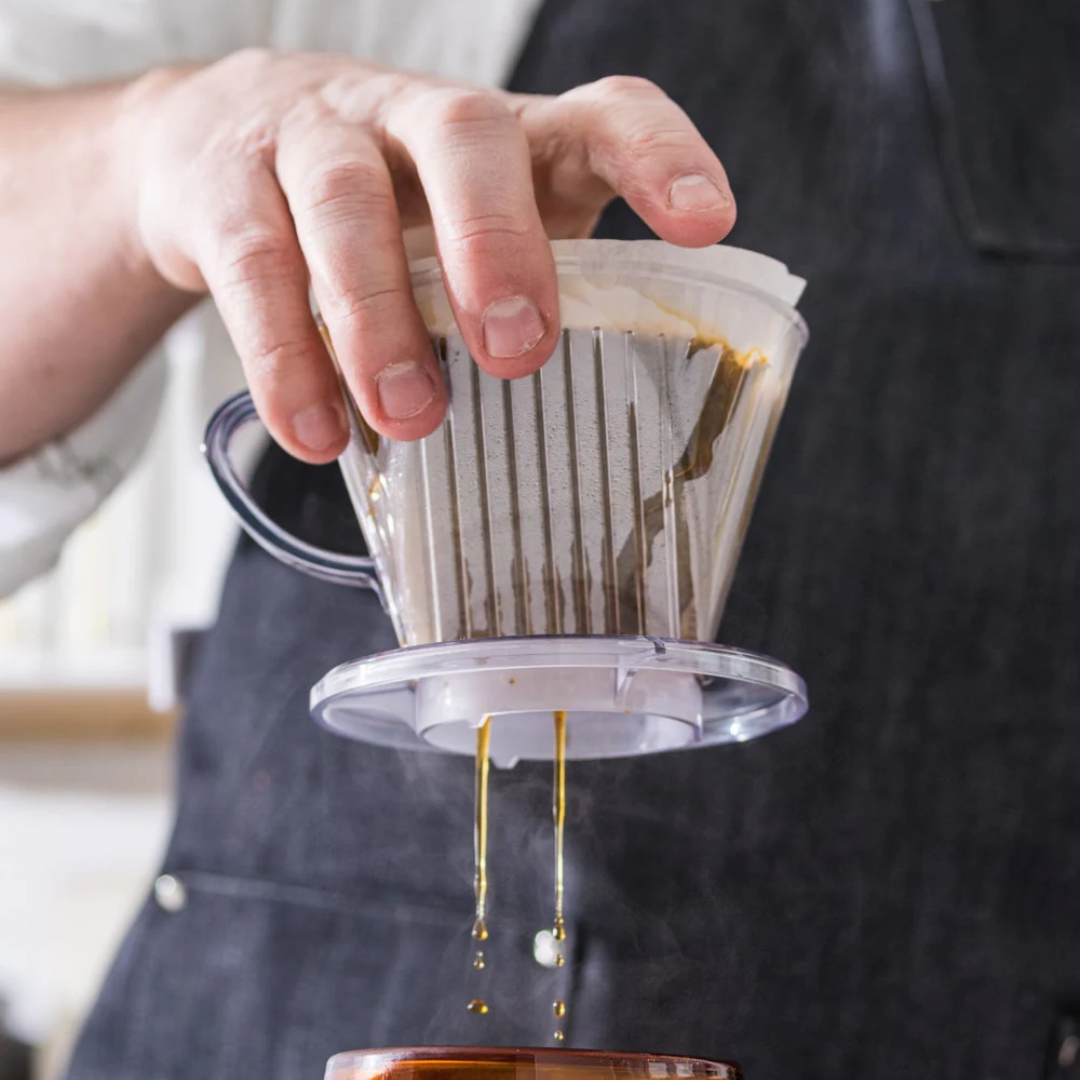 Kalita #4 filter in pour over