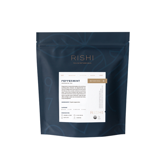 Rishi Organic Peppermint Loose Leaf Tea - 250g - W