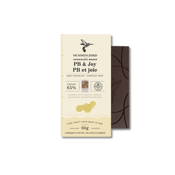 Tablette de chocolat PB & JOY 60 g