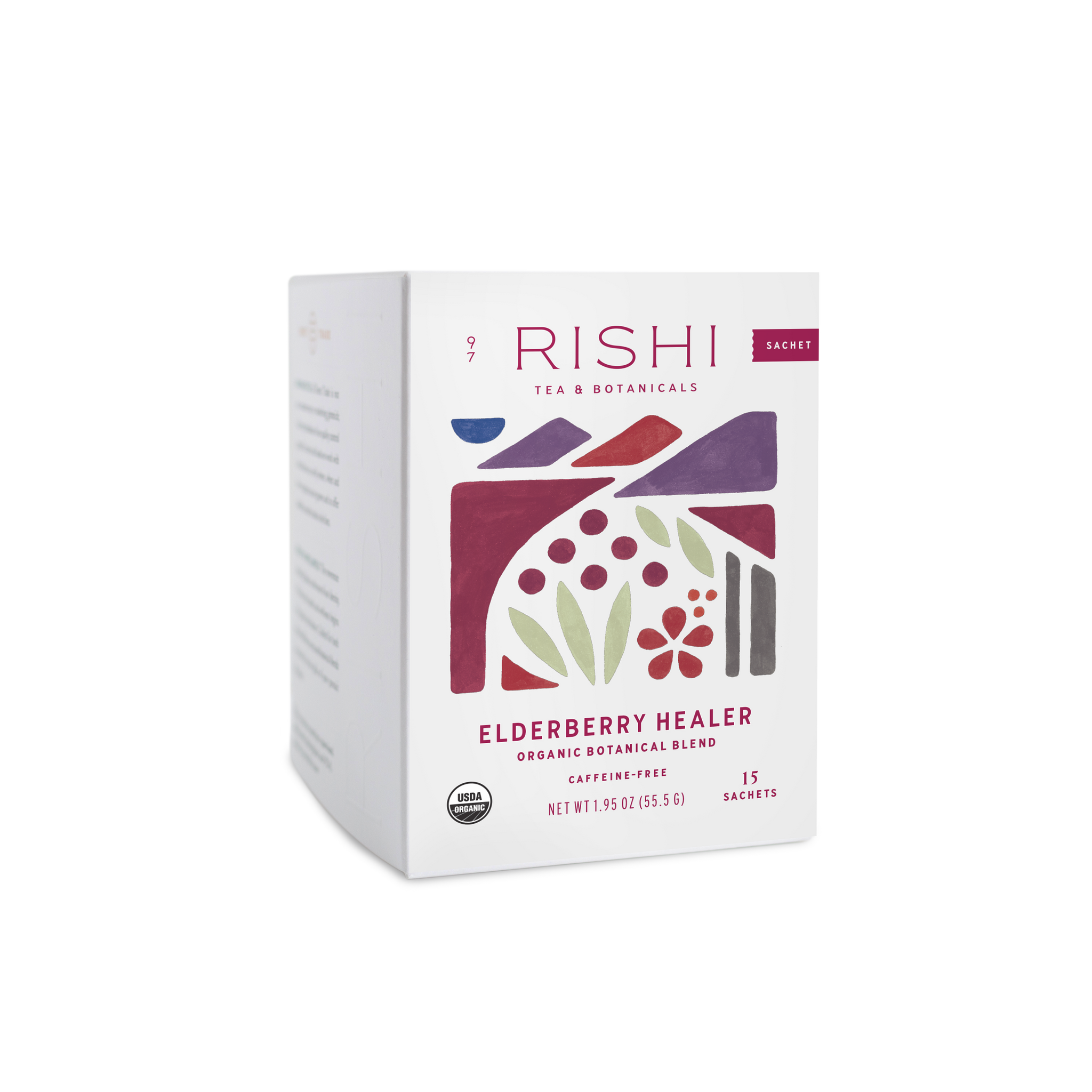 Rishi Organic Elderberry Healer Tea - 15 Count