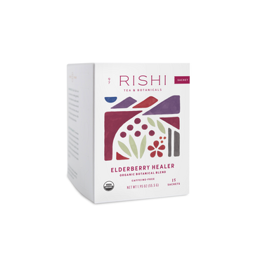 Rishi Organic Elderberry Healer Tea - 15 Count - W