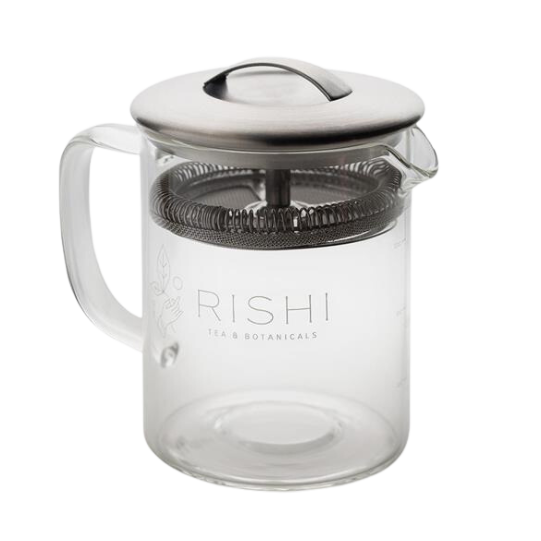 Rishi Simple Brew 400 ml or 13.5 oz glass teapot