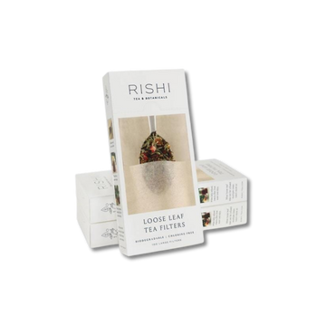 Packages of Rishi Loose Leaf Tea Filters