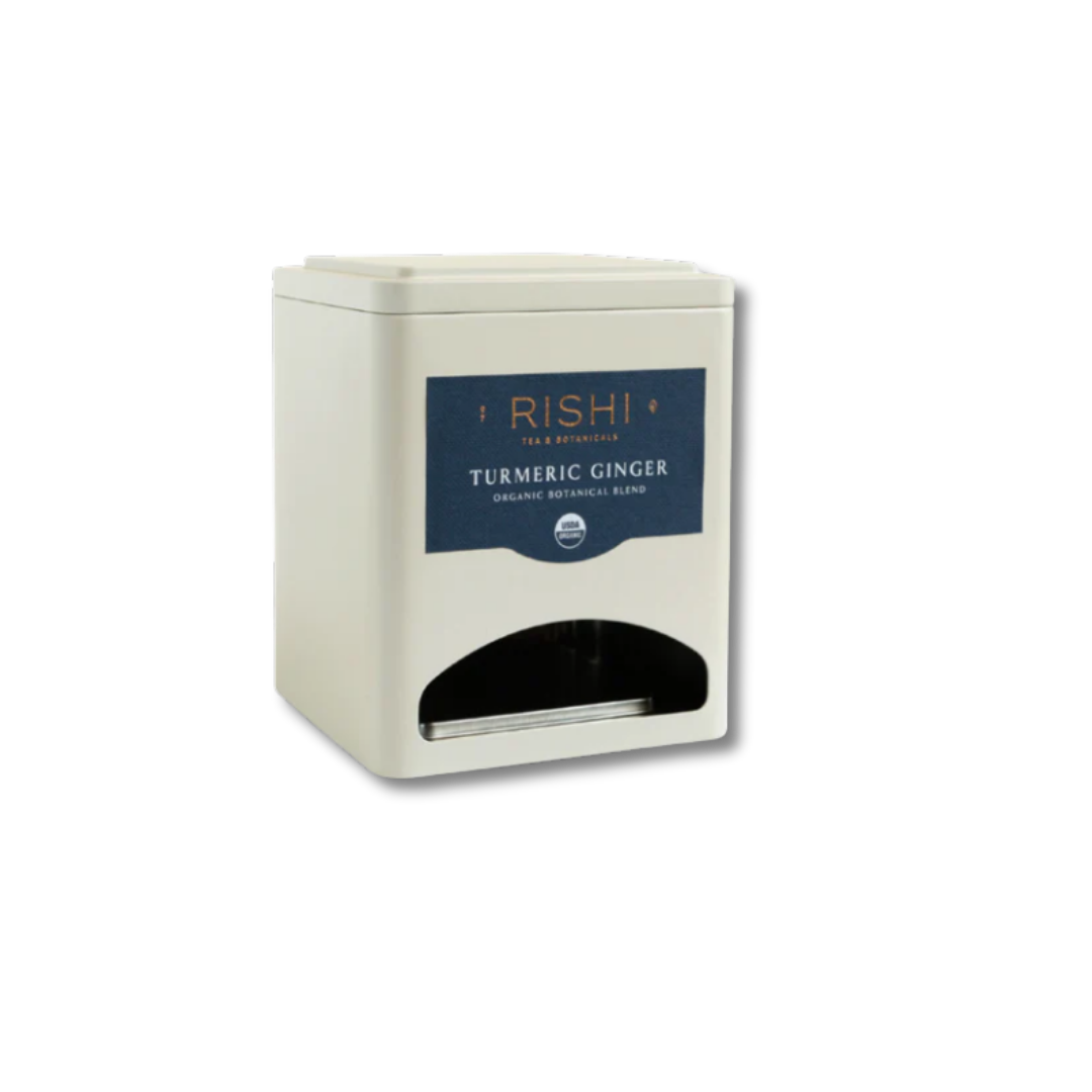 Tea dispenser for Rishi tea packages