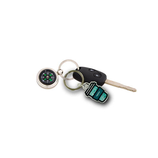 Take Out Cup Keychain - Green