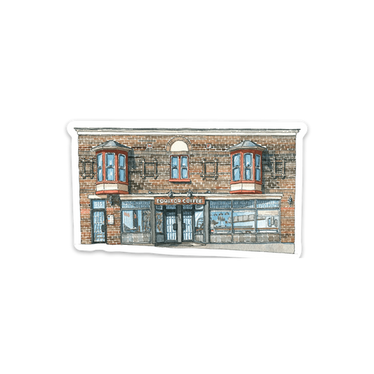 Watercolour Cafe Stickers