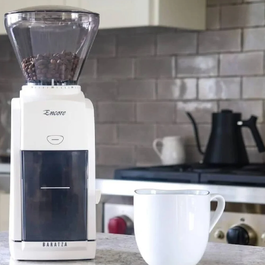 Moulin à meule conique Baratza Encore - Blanc/noir