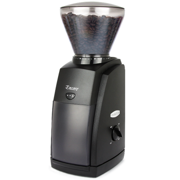 Baratza Encore coffee grinder in black.