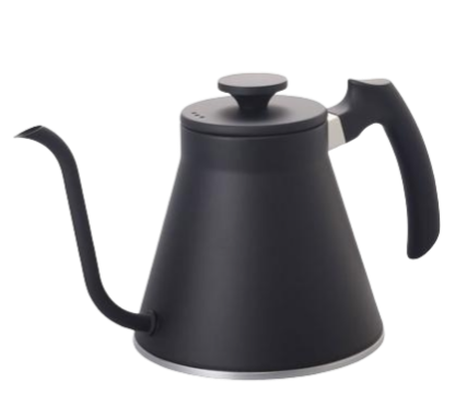 Black Hario Fit stovetop kettle