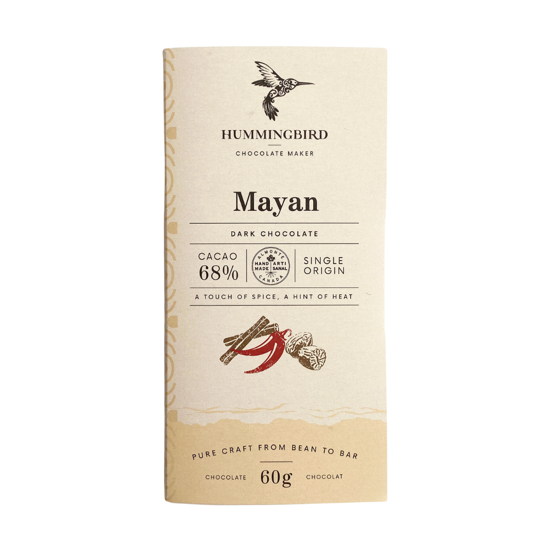 Packaged Mayan chocolate bar