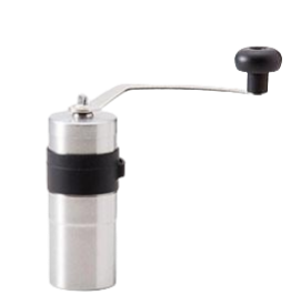 Mini Porlex manual coffee bean grinder.