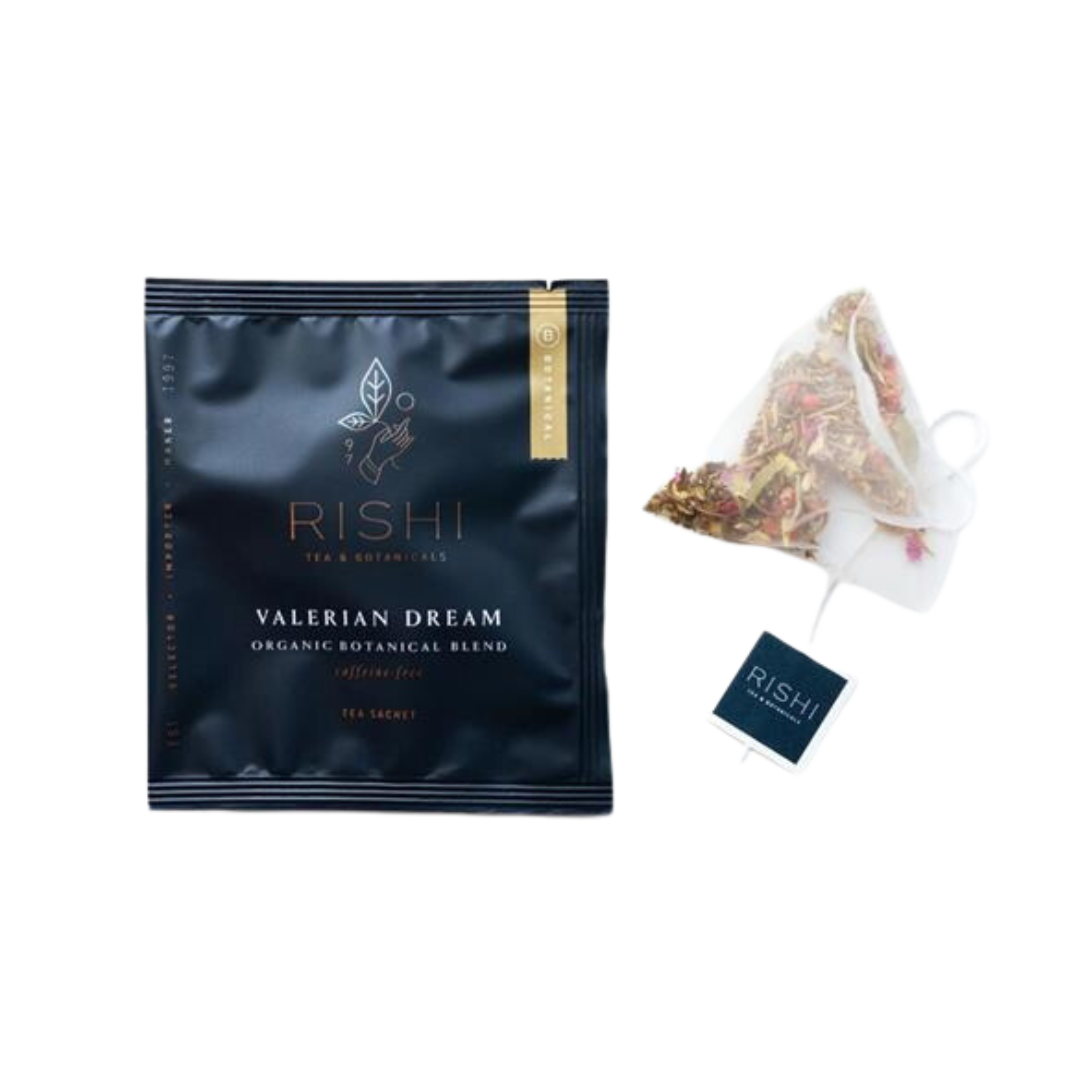 Package and tea bag for Valerian Tea