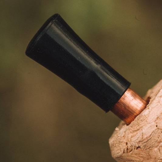 Showing the mouthpiece on the Bripe Brew Pipe.
