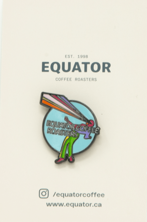 Equator Coffee Roasters Pin - Freakin' Good Coffee Image