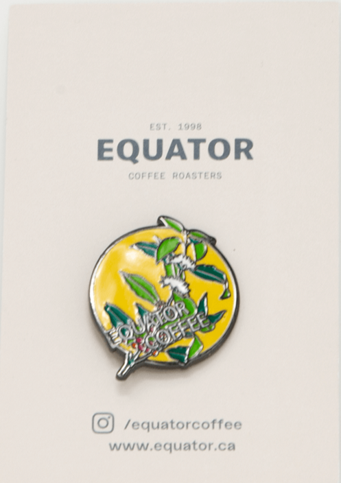 Equator Coffee Roasters Pin - Sweet Justice Coffee Botanicals